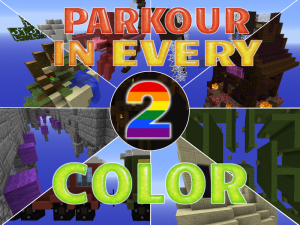 Скачать Parkour In Every Color 2 для Minecraft 1.8.9